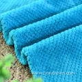 Double Waffle Coral Fleece Blanket Solid Color